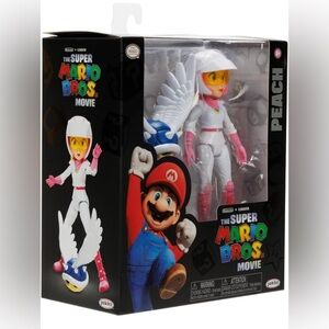 The Super Mario Bros. Movie 5" PEACH Action Figure Series 2 w Blue Shell